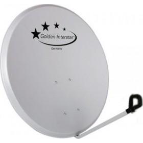 Golden Interstar Golden Media Δορυφορικό Πιάτο 80cm από Χάλυβα Golden Interstar Golden Media Δορυφορικό Πιάτο 80cm από Χάλυβα