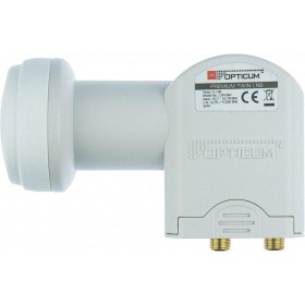 Opticum Premium Twin LTP 04H 4K LNB 2 Εξόδων 0.1dB Opticum Premium Twin LTP 04H 4K LNB 2 Εξόδων 0.1dB