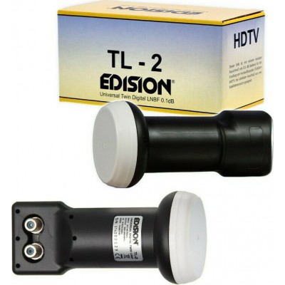 Edision TL-2 LNB 2 Εξόδων 0.1dBΚωδικός: 03-01-0002 