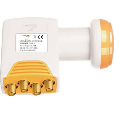 Golden Media 204 LNB 4 Εξόδων 0.1dB