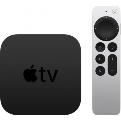 Apple TV Box TV 4K 4K UHD με WiFi και 32GB Αποθηκευτικό Χώρο με Λειτουργικό tvOS και Siri