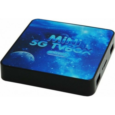 Andowl TV Box Q5G Mini 4K UHD με WiFi USB 2.0 / USB 3.0 4GB RAM και 64GB Αποθηκευτικό Χώρο με Λειτουργικό Android 10.0