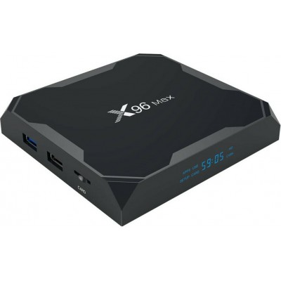 TV Box X96 Max 4K UHD με WiFi USB 2.0 4GB RAM και 32GB Αποθηκευτικό Χώρο με Λειτουργικό Android 8.1