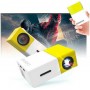 YG-300 Projector Τεχνολογίας Προβολής LCD Λάμπας LED με Φυσική Ανάλυση 320 x 240 και Φωτεινότητα 600 Ansi Lumens Κίτρινος
