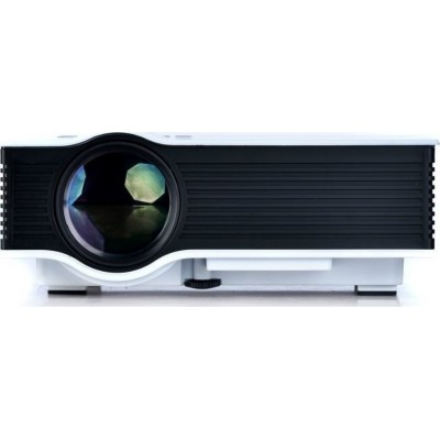 Unic UC40 Plus Projector Τεχνολογίας Προβολής LCD Λάμπας LED με Φυσική Ανάλυση 800 x 480 και Φωτεινότητα 800 Ansi Lumens Λευκός