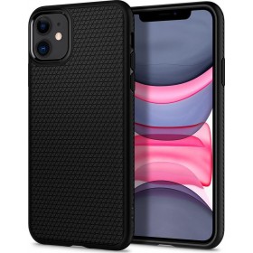 Spigen Liquid Air Back Cover Σιλικόνης Μαύρο (iPhone 11) Spigen Liquid Air Back Cover Σιλικόνης Μαύρο (iPhone 11)