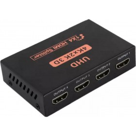 Powertech Splitter HDMI 4x 4K 3D PTH-048