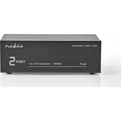 Nedis CSPL5902BK VGA Splitter 1 είσοδος/2 έξοδοι