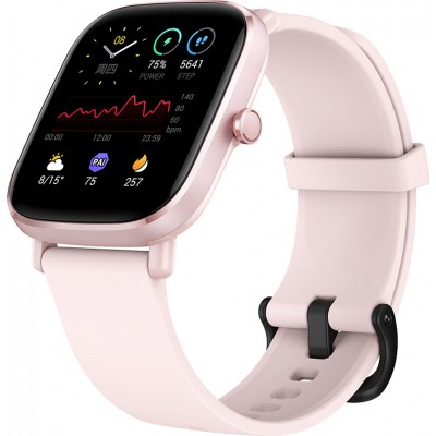 Amazfit GTS 2 Mini 40mm Αδιάβροχο Smartwatch με Παλμογράφο (Ροζ)