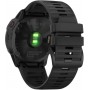 Garmin Fenix 6 Pro Stainless Steel 51mm Αδιάβροχο Smartwatch με Παλμογράφο (Black with Black Band)