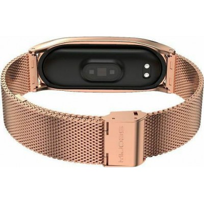Tech-Protect Milanese Λουράκι Ροζ Χρυσό (Mi Band 5)