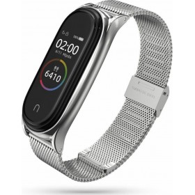 Tech Protect Milanese Band Λουράκι Metal Ασημί (Xiaomi Mi Band 5)