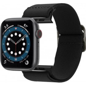 Spigen Fit Lite Λουράκι Nylon Μαύρο (Apple Watch 42/44mm)