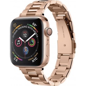 Spigen Modern Fit Λουράκι Μεταλλικό Ροζ Χρυσό (Apple Watch 38/40mm)