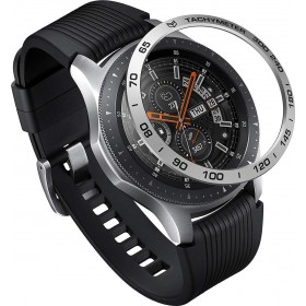 Ringke Bezel Styling σε Ασημί χρώμα για το Galaxy Watch (46mm) / Gear S3