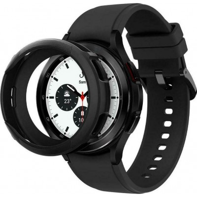 Spigen Liquid Air Θήκη Σιλικόνης σε Μαύρο χρώμα για το Galaxy Watch 4 Classic 46mm