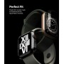 Ringke Slim 2-Pack Πλαστική Θήκη σε Μαύρο χρώμα για το Apple Watch 44mm