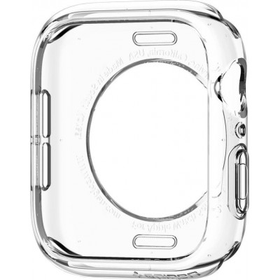 Spigen Liquid Crystal Θήκη Σιλικόνης σε Διάφανο χρώμα για το Apple Watch 44mm