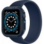 Spigen Rugged Armor Θήκη Σιλικόνης σε Μπλε χρώμα για το Apple Watch 44mm