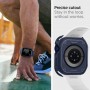 Spigen Rugged Armor Θήκη Σιλικόνης σε Μπλε χρώμα για το Apple Watch 44mm