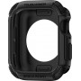 Spigen Tough Armor Θήκη Σιλικόνης σε Μαύρο χρώμα για το Apple Watch 44mm