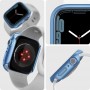 Spigen Thin Fit Πλαστική Θήκη με Τζαμάκι Metallic Blue για το Apple Watch 45mm