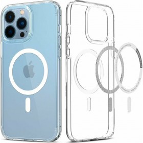 Spigen Ultra Hybrid MagSafe Compatible Back Cover Σιλικόνης Λευκό (iPhone 13 Pro Max) Spigen Ultra Hybrid MagSafe Compatible Back Cover Σιλικόνης Λευκό (iPhone 13 Pro Max)