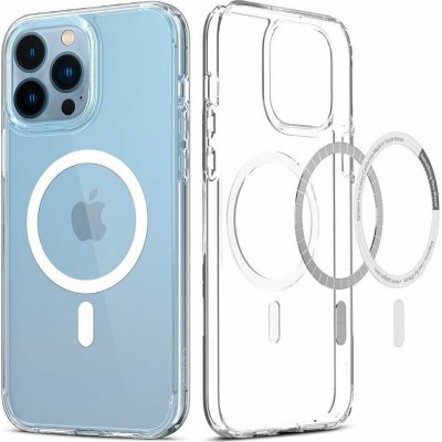 Spigen Ultra Hybrid MagSafe Compatible Back Cover Σιλικόνης Λευκό (iPhone 13 Pro Max)