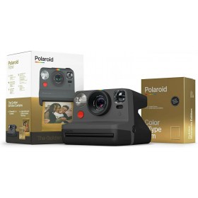 Polaroid Instant Φωτογραφική Μηχανή Now Black Golden Gift BoxΚωδικός: 6151  Polaroid Instant Φωτογραφική Μηχανή Now Black Golden Gift BoxΚωδικός: 6151