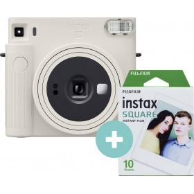 Fujifilm Instant Φωτογραφική Μηχανή Instax Square SQ 1 Chalk White + Instax Square FilmΚωδικός: TBD3 