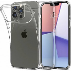 Spigen Liquid Crystal Back Cover Σιλικόνης Διάφανο (iPhone 13 Pro Max) Spigen Liquid Crystal Back Cover Σιλικόνης Διάφανο (iPhone 13 Pro Max)