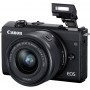 Canon Mirrorless Φωτογραφική Μηχανή EOS M200 Crop Frame Kit (EF-M 15-45mm F3.5-6.3 IS STM) Black