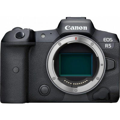 Canon Mirrorless Φωτογραφική Μηχανή EOS R5 Full Frame Body Black