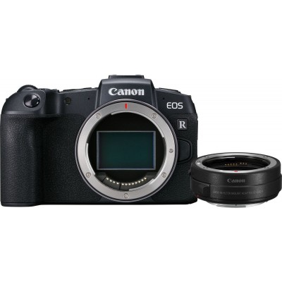 Canon Mirrorless Φωτογραφική Μηχανή EOS RP Full Frame Body + EF-EOS R Adapter Black