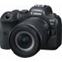 Canon Mirrorless Φωτογραφική Μηχανή EOS R6 Full Frame Kit (RF 24-105mm F4-7.1 IS STM) Black