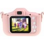 Q1 Kitty Kids Compact Φωτογραφική Μηχανή 12MP με Οθόνη 2" και Ανάλυση Video 4608 x 3456 pixels Ροζ