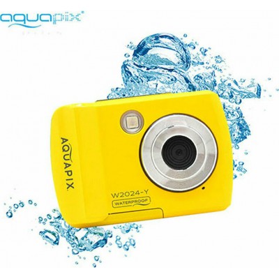 EasyPix W2024 Compact Φωτογραφική Μηχανή 16MP με Οθόνη 2.4" και Ανάλυση Video 1280 x 720 pixels Κίτρινη