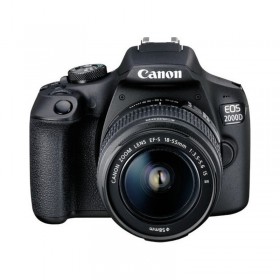 Canon DSLR Φωτογραφική Μηχανή EOS 2000D Crop Frame Kit (EF-S 18-55mm F3.5-5.6 SEE) Black Canon DSLR Φωτογραφική Μηχανή EOS 2000D Crop Frame Kit (EF-S 18-55mm F3.5-5.6 SEE) Black