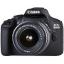 Canon DSLR Φωτογραφική Μηχανή EOS 2000D Crop Frame Kit (EF-S 18-55mm F3.5-5.6 SEE) Black