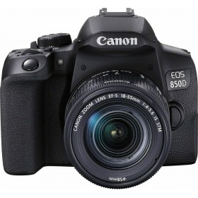 Canon DSLR Φωτογραφική Μηχανή EOS 850D Crop Frame Kit (EF-S 18-55mm F4-5.6 IS STM) Black Canon DSLR Φωτογραφική Μηχανή EOS 850D Crop Frame Kit (EF-S 18-55mm F4-5.6 IS STM) Black