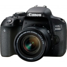 Canon DSLR Φωτογραφική Μηχανή EOS 800D Crop Frame Kit (EF-S 18-55mm F4-5.6 IS STM) Black Canon DSLR Φωτογραφική Μηχανή EOS 800D Crop Frame Kit (EF-S 18-55mm F4-5.6 IS STM) Black