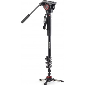 Manfrotto Xpro 4 Section Video Monopod W Fluid Head &amp Fluidtech Base ΜονόποδοΚωδικός: MVMXPRO500 