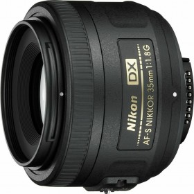 Nikon Crop Φωτογραφικός Φακός AF-S DX Nikkor 35mm f/1.8G Σταθερός για Nikon F Mount Black Nikon Crop Φωτογραφικός Φακός AF-S DX Nikkor 35mm f/1.8G Σταθερός για Nikon F Mount Black