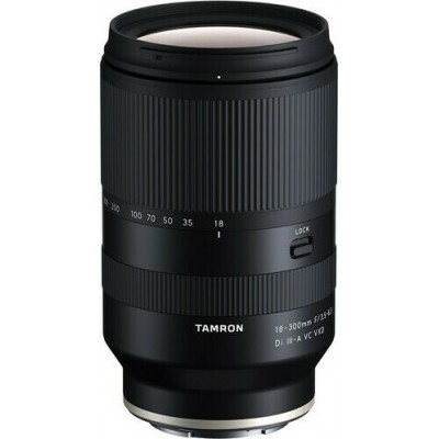 Tamron Crop Φωτογραφικός Φακός 18-300mm F/3.5-6.3 Di III-A VC VXD Super Telephoto για Sony E Mount Black