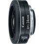 Canon Crop Φωτογραφικός Φακός EF-S 24mm f/2.8 STM Standard / Pancake για Canon EF-S Mount Black