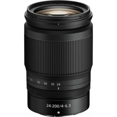 Nikon Full Frame Φωτογραφικός Φακός 24-200mm f/4-6.3 VR Standard Zoom / Wide Angle για Nikon Z Mount Black