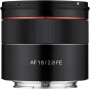 Samyang Full Frame Φωτογραφικός Φακός AF 18mm f/2.8 FE Wide Angle για Sony E Mount Black