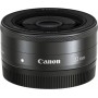 Canon Crop Φωτογραφικός Φακός EF-M 22mm f/2 STM Wide Angle / Pancake για Canon EF-M Mount Black