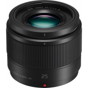 Panasonic Crop Φωτογραφικός Φακός Lumix G 25mm f/1.7 Σταθερός για Micro Four Thirds (MFT) Mount Black Panasonic Crop Φωτογραφικός Φακός Lumix G 25mm f/1.7 Σταθερός για Micro Four Thirds (MFT) Mount Black