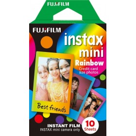 Fujifilm Color Instax Mini Rainbow Instant Φιλμ (10 Exposures)Κωδικός: 16276405  Fujifilm Color Instax Mini Rainbow Instant Φιλμ (10 Exposures)Κωδικός: 16276405